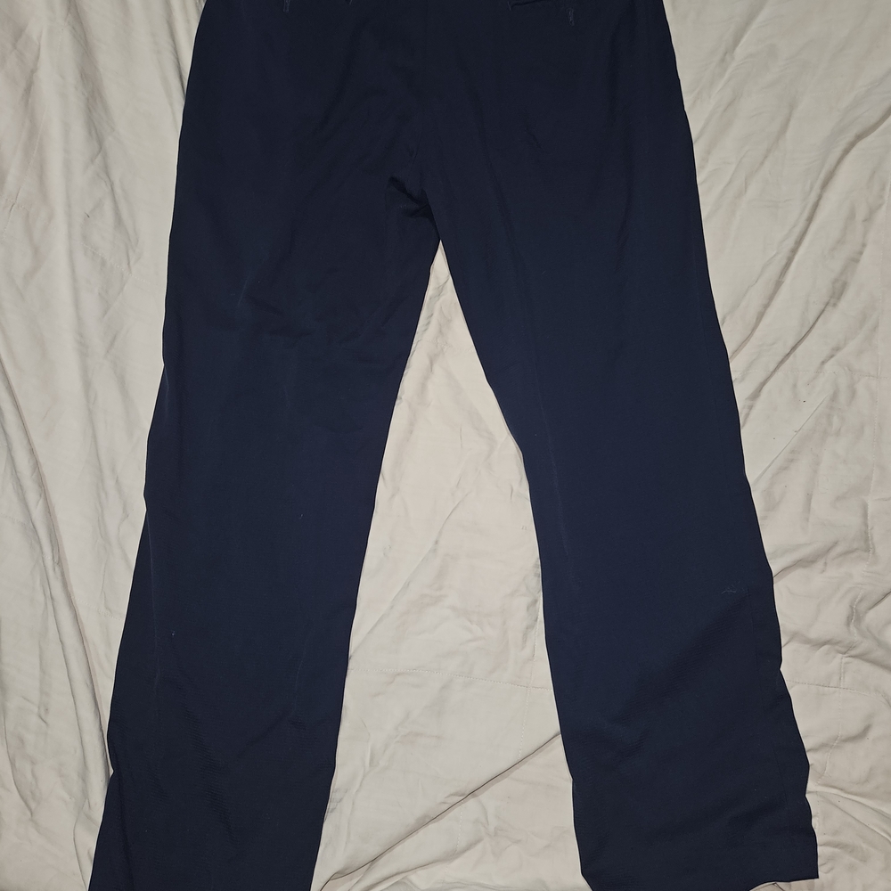 Haggar Men's Dark Blue Dress Pants